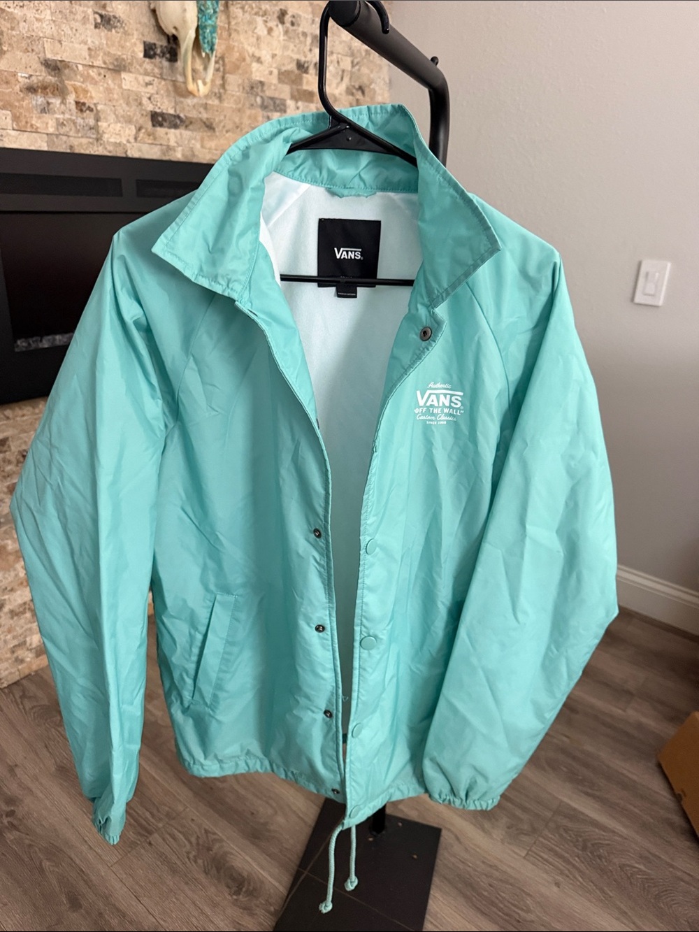 Vans Mint Green Lightweight Coach Jacket